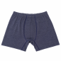 Preview: Men's Boxer Shorts black organic cotton with silver knit 30dB at 1GHz