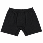 Preview: Wavesafe, 5G, Radiation Protection, Men's Boxer Shorts Black Organic Cotton with Silver Knit