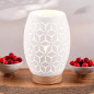 Preview: Lampada da tavolo Umbra con paralume 21,5 cm in metallo 2 colori con base in legno