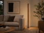 Preview: Stehleuchte geschirmt Nussbaum flimmerfreie LED