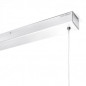 Preview: Luminaire suspendu blindé en noyer sans scintillement LED