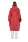 Preview: Poncho bio-satin con cappuccio foderato con Extreme Safe 82dB a 3,5GHz