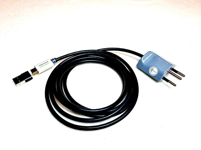 Wavesafe, 5G, protezione dalle radiazioni, cavo di collegamento USB per la messa a terra di laptop, stampanti o simili con spina CH 2m