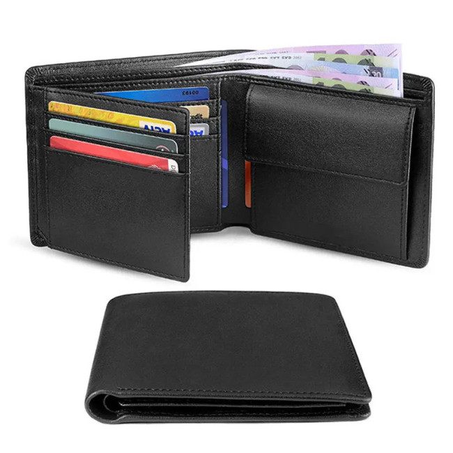 RFID Geldbörse aus echtem Leder – Kompakt, elegant und sicher