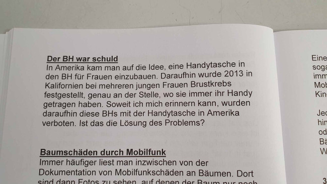 German book: Elektrosensibilität - alles nur Einbildung? von Andreas Thielhorn