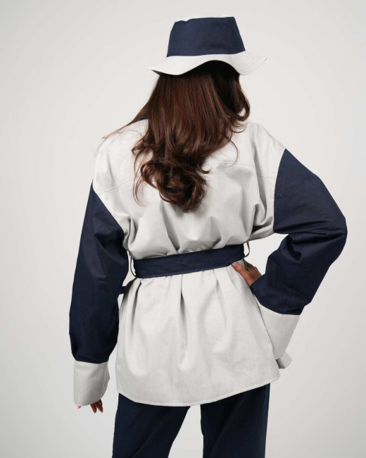 Preview: Outdoor-Jacke VIP – Stilvoller Schutz für den Alltag - Hellgrau