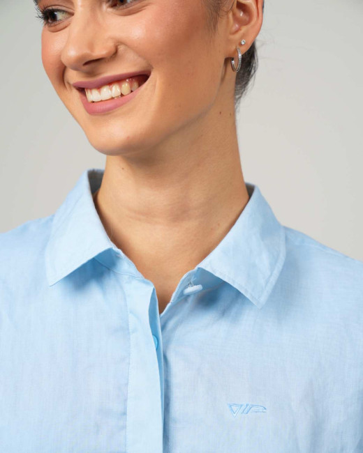 Camicetta oversize VIP – Protezione elegante con Swiss Shield Ventus - azzurro