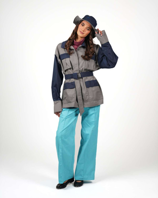 Preview: Outdoor-Jacke VIP – Stilvoller Schutz für den Alltag - Graugrün