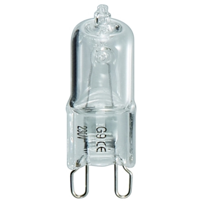 Ersatz Halogen Leuchtmittel G9 klar 230V 200ml 2000h diverse Stärken 33-60W