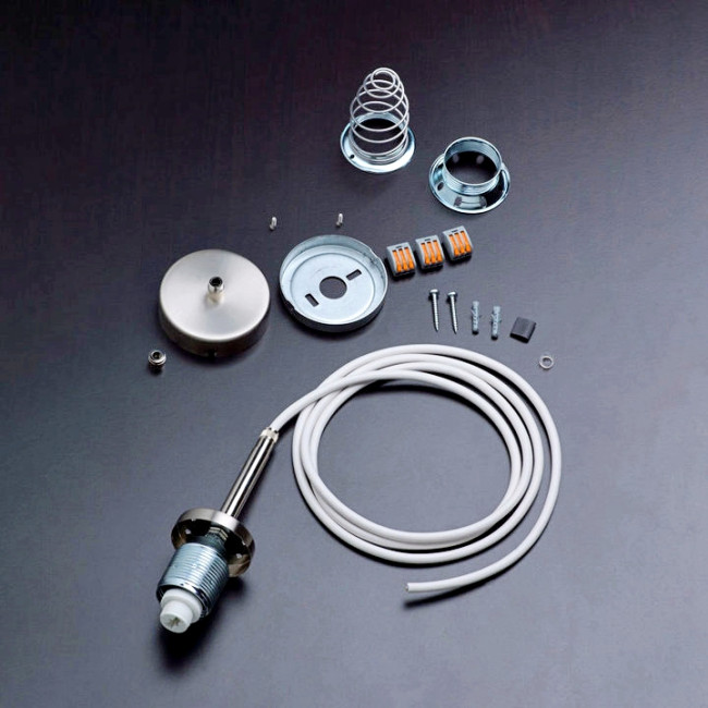 Wavesafe, Strahlenschutz, Niederfrequenzen, geschützte Kabel/Stecker/Leuchten, Elektrosatz geschirmt - zur Umrüstung von bestehenden Deckenleuchten in geschirmte Leuchten