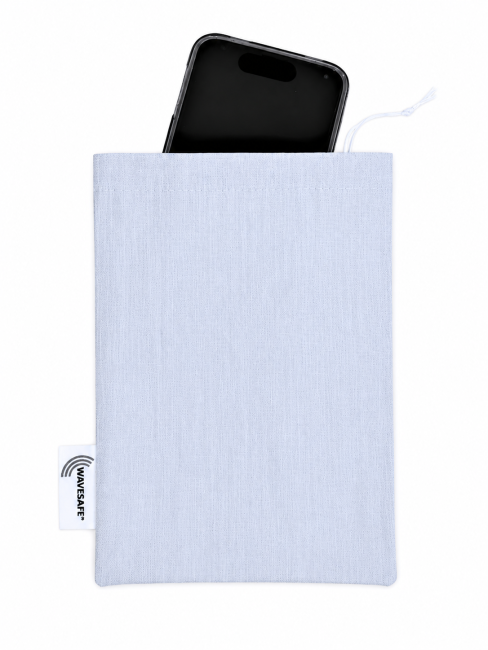 Wavesafe, 5G, protection contre les radiations, étui pour téléphone portable avec protection contre les radiations 17x20cm