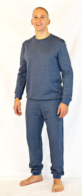 Costume de loisirs pour homme en coton bio - Argent - 31 dB à 1 GHz - 4 couleurs