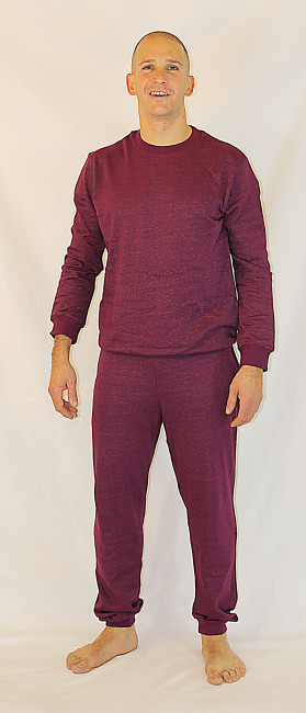 Completo casual da uomo in cotone biologico - Argento - 31 dB a 1 GHz - 4 colori