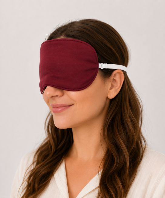 Preview: Protection des yeux  grâce à un tissu de sweat-shirt avec fil argenté et coton biologique