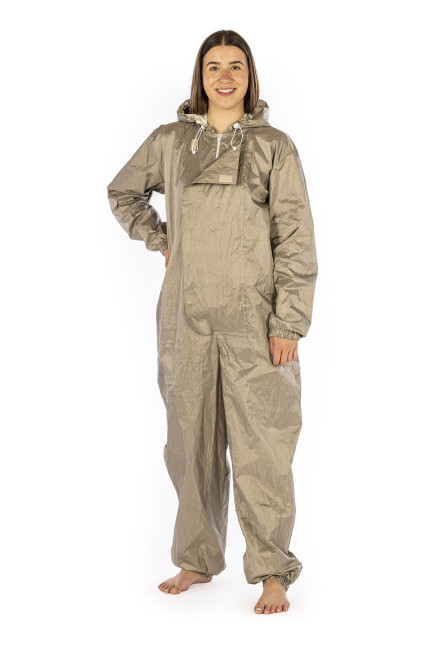Wavesafe, 5G, protection contre les radiations, combinaison Extreme Safe pour hommes et femmes 82dB à 3.5GHz Polyester, cuivre et nickel