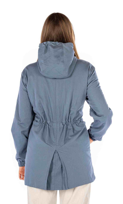 Giacca da donna in cotone organico, fodera di schermatura: alta sicurezza 50dB a 5G (3,5GHz)