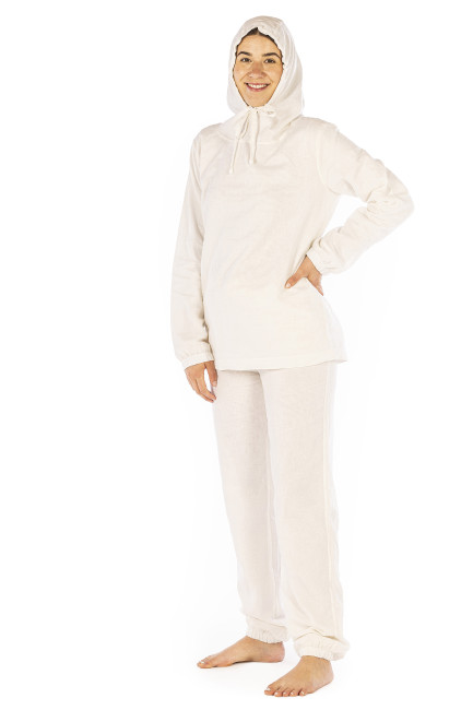 Protective suit 2-piece Swiss Shield Ultima-Ventus double layer for men and women 68dB at 1GHz 57dB at 3.5GHz