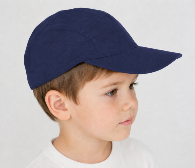 Preview: Cappellino per bambini in cotone organico foderato con WAVESAFE Extreme-Safe dimensioni ridotte in 2 colori 82dB a 3.5GHz
