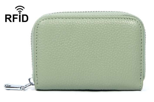 Custodia protettiva per carte di credito RFID per 10 tipi di carte di credito in pelle in 4 colori