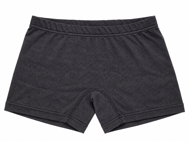 Wavesafe, 5G, Strahlenschutz, Damen Panty schwarz Bio Baumwolle mit Silbergestrick