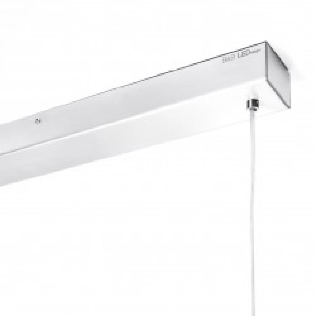 Luminaire suspendu blindé en noyer sans scintillement LED
