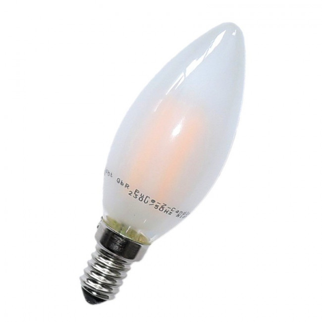 LED Leuchtmittel Kerze flimmerfrei Pure-Z E14 4W matt