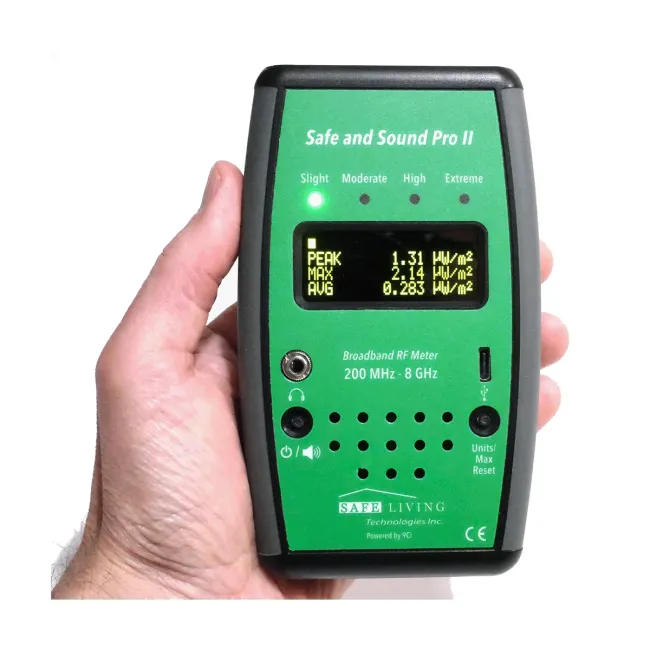 Wavesafe, 5G, Strahlenschutz, Messgerät Safe & Sound Pro II Hochfrequenz