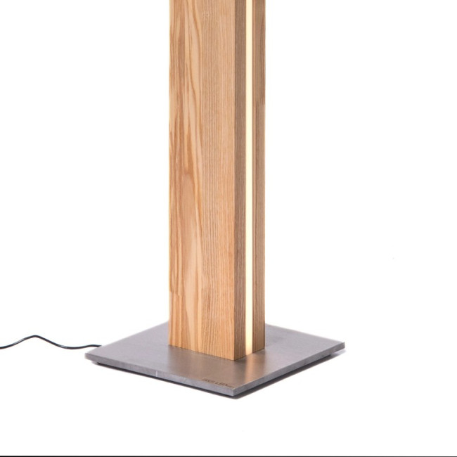 Stehleuchte geschirmt Eiche flimmerfreie LED