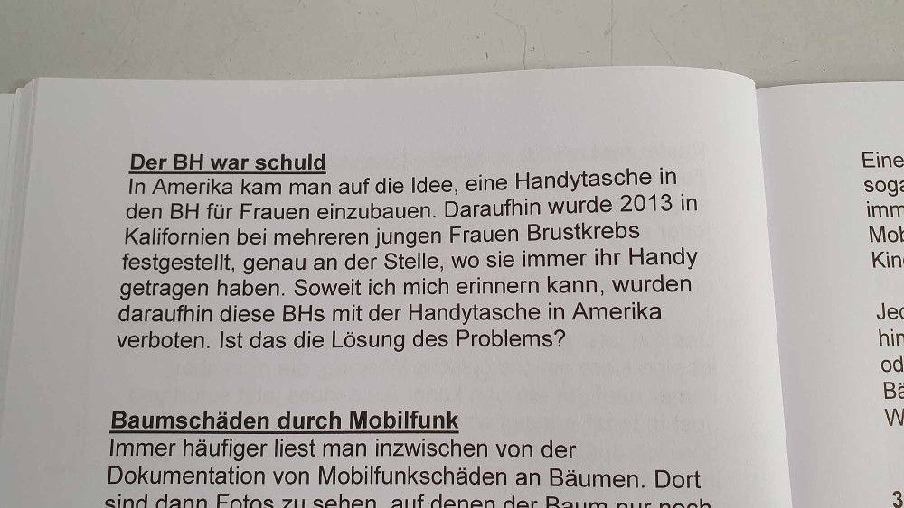 German book: Elektrosensibilität - alles nur Einbildung? von Andreas Thielhorn