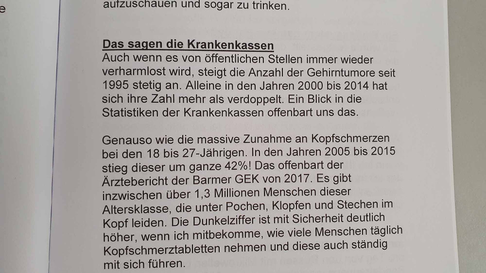 German book: Elektrosensibilität - alles nur Einbildung? von Andreas Thielhorn