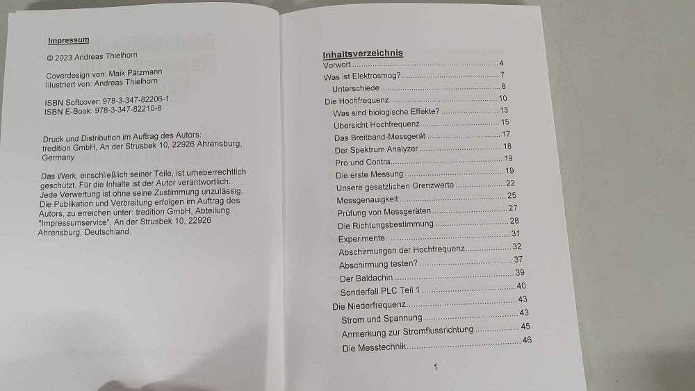 Buch Baubiologische Messtechnik für Einsteiger von Andreas Thielhorn