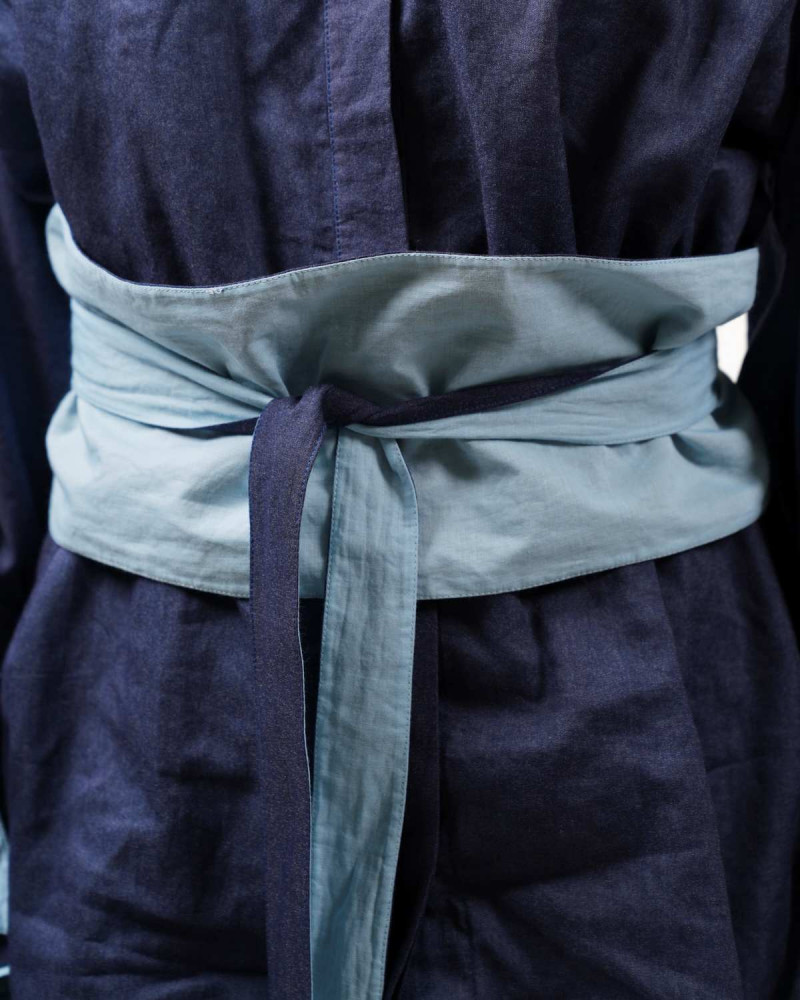 Oversize-Bluse VIP – Stilvoll geschützt mit Swiss Shield Ventus - Marineblau