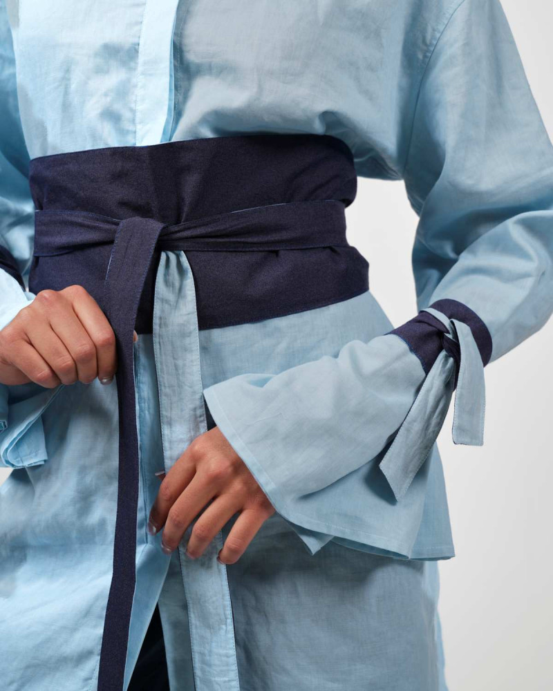 Camicetta oversize VIP – Protezione elegante con Swiss Shield Ventus - azzurro