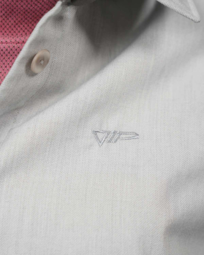 Crop Jacke VIP – Stil trifft Strahlenschutz - Hellgrau