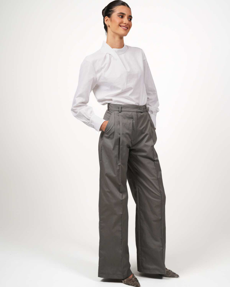 Pantaloni Marlene VIP – Eleganza con protezione 5G integrata - grigio-verde