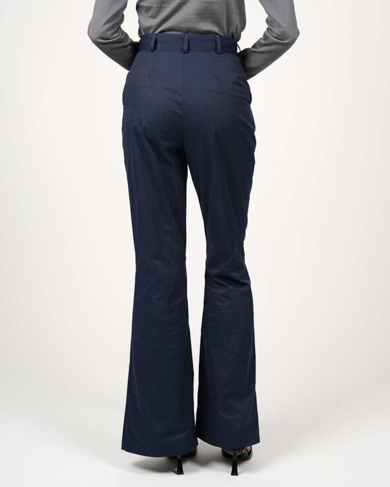 Pantaloni a zampa VIP – Protezione elegante nella vita quotidiana - Blu marino