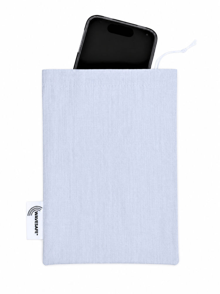 Wavesafe, 5G, protection contre les radiations, étui pour téléphone portable avec protection contre les radiations 17x20cm