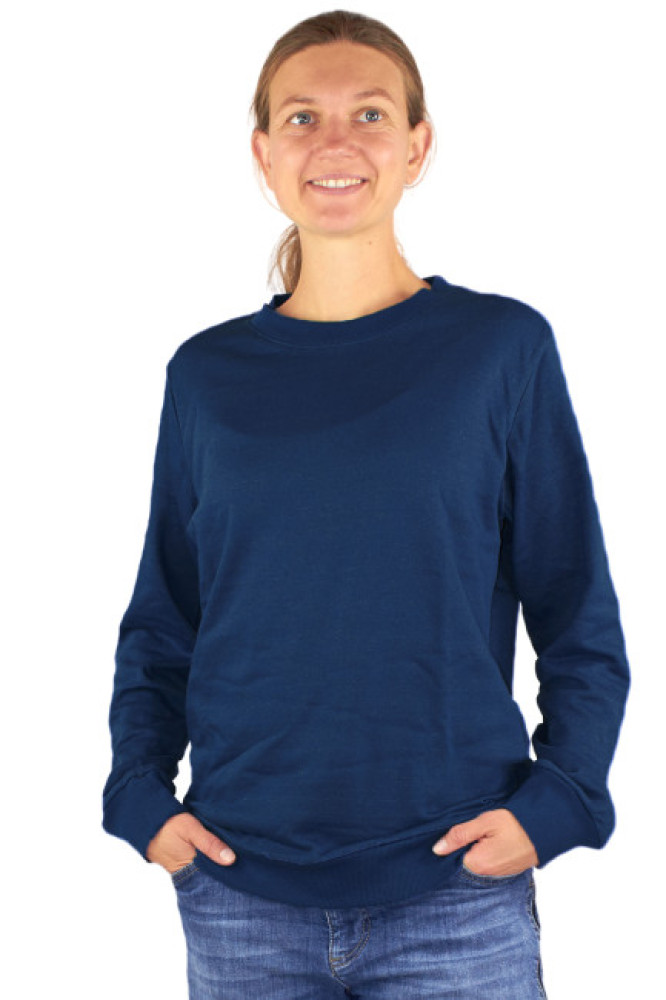 Sweat-shirt femme en coton bio, sweat-shirt argenté en maille, 31 dB à 1 GHz - 4 couleurs