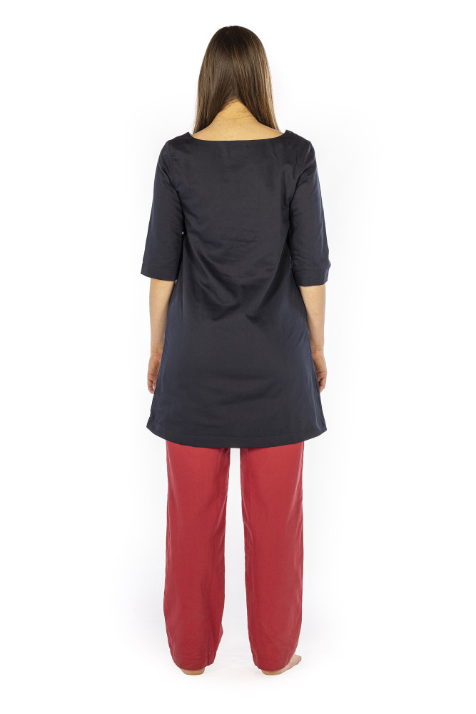 Damen Kleid Bio-Baumwolle mit Swiss Shield Ultima gefüttert in 2 Farben 32dB bei 3.5GHz