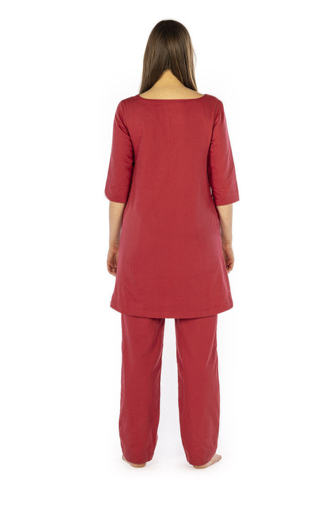 Robe pour femme en coton biologique doublée de Swiss Shield Ultima en 2 couleurs 32dB à 3.5GHz