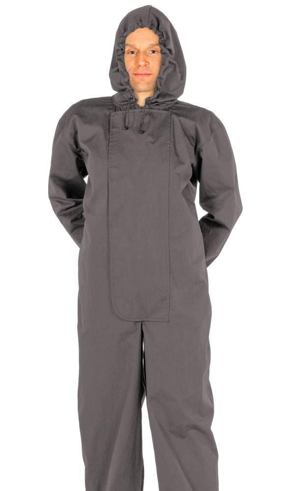 Combinaison de protection (overall) pour hommes avec capuche - coton, polyester et acier inoxydable 37dB à 3,5GHz