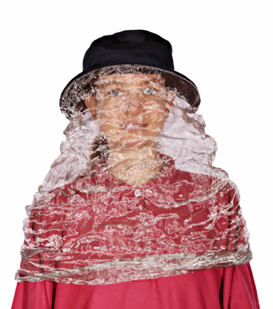 Wavesafe, 5G, Protezione dalle radiazioni, Cappello con schermo per il viso - Foderato in cotone organico con Extreme Safe (82dB a 3,5GHz) - Adamantan di rete (42dB a 3,5GHz)