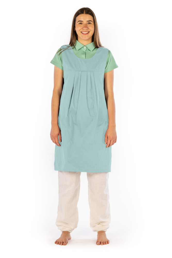 EMF Protection Apron cotton, polyester and stainless steel 37dB at 3.5GHz
