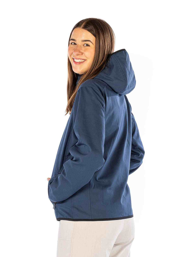 Veste pour femmes Tissu extérieur en coton bio hydrofuge, doublure : High Safe 50dB à 5G (3.5GHz)