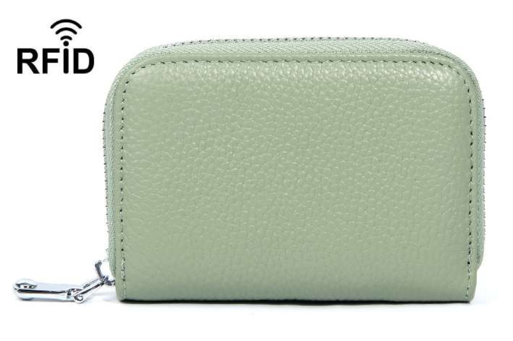 Custodia protettiva per carte di credito RFID per 10 tipi di carte di credito in pelle in 4 colori