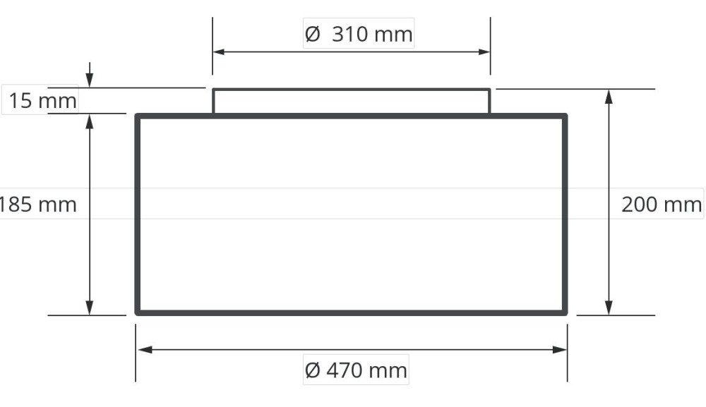 Deckenleuchte Leinen (natur) geschirmt 47cm Durchmesser