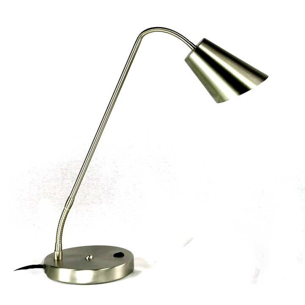 Wavesafe, Strahlenschutz, Niederfrequenzen, geschützte Kabel/Stecker/Leuchten, Tischlampe verstellbar geschirmt ca. 50cm, Stahl