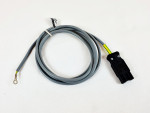Wavesafe, Strahlenschutz, geschützte Kabel/Stecker/Leuchten, Steckersystem Ringösen-Anschlussleitung 2m zur Erdung metallischer Gegenstände