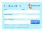 Gutschein WAVESAFE