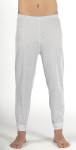 Herren Legging weiss Bio Baumwolle mit Silbergestrick 30dB bei 1GHz